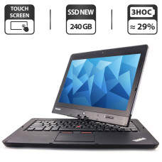 Нетбук-трансформер Б-клас Lenovo ThinkPad Twist S230u / 12.5" TN Touch / Core i5-3317U (2(4) ядра по 1.7-2.6GHz) / 4GB DDR3 / 240GB SSD NEW / HD Graphics 4000 / WebCam б/в