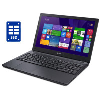 Ноутбук Acer Aspire E1-571 / 15.6" (1366x768) TN / Intel Core i3-2348M (2 (4) ядра по 2.3 GHz) / 8 GB DDR3 / 240 GB SSD / Intel HD Graphics 3000 / WebCam / Win 10 Pro б/в