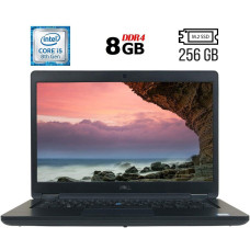 Ноутбук Б-клас Dell Latitude 5490 / 14" (1920x1080) IPS / Intel Core i5-8250U (4 (8) ядра по 1.6-3.4 GHz) / 8 GB DDR4 / 256 GB SSD M.2 / UHD Graphics 620 / WebCam / USB 3.1 / HDMI / Win 10 б/в