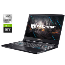 Ігровий ноутбук Acer Predator Triton PT315-52 / 15.6" (1920x1080) IPS / Intel Core i7-10750H (6 (12) ядер по 2.6 - 5.0 GHz) / 16 GB DDR4 / 512 GB SSD / nVidia GeForce RTX 2070 Max-Q, 8 GB GDDR6, 256-bit / WebCam б/в