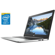 Ноутбук А- клас Dell Inspiron 15 5570 / 15.6" (1366x768) TN / Intel Core i7-7500U (2 (4) ядра по 2.7 - 3.5 GHz) / 8 GB DDR4 / 240 GB SSD / Intel UHD Graphics 620 / WebCam / Win 10 Pro б/в