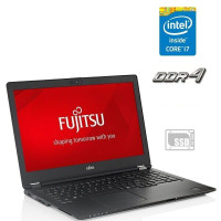Ноутбук Fujitsu LifeBook U757 / 15.6" TN / Intel Core i7-6500U (2 (4) ядра по 2.5-3.1 GHz) / 8 GB DDR4 / 120 GB SSD / Intel HD Graphics 520 / WebCam б/в