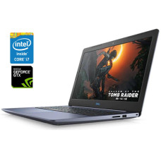 Ігровий ноутбук Dell G3 3579 / 15.6" (1920x1080) IPS / Intel Core i7-8750H (6 (12) ядра по 2.2 - 4.1 GHz) / 16 GB DDR4 / 480 GB SSD / nVidia GeForce GTX 1050 Ti, 4 GB GDDR5, 128-bit / WebCam / Win 10 Home б/в