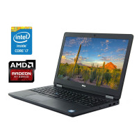 Ігровий ноутбук Dell Latitude E5570 / 15.6" (1366x768) TN / Intel Core i7-6820HQ (4 (8) ядра по 2.7 - 3.6 GHz) / 8 GB DDR4 / 240 GB SSD / AMD Radeon R7 M370, 2 GB GDDR5, 256-bit / WebCam / Win 10 Pro б/в