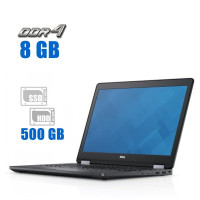 Ноутбук Б-класс Dell Latitude E5570 / 15.6" TN / Intel Core i3-6100U (2(4) ядра по 2.3GHz) / 8GB DDR4 / 128GB SSD M.2 + 500GB HDD / HD Graphics 520 / WebCam б/в