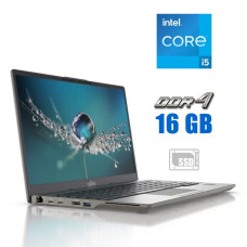 Ультрабук Б-класс Fujitsu LifeBook U7411 / 14" TN / Core i5-1135G7 (4(8) ядра по 2.4-4.2 GHz) / 16GB DDR4 / 512GB SSD M.2 / Iris Xe Graphics / WebCam б/в