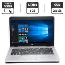 Ноутбук HP EliteBook 840 G3 / 14" (1920x1080) IPS Touch / Intel Core i5-6200U (2 (4) ядра по 2.3 - 2.8 GHz) / 8 GB DDR4 / 256 GB SSD / Intel HD Graphics 520 / WebCam / VGA б/в