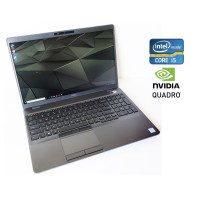 Мобільна робоча станція Dell Precision 3541 / 15.6" (1366x768) TN / Intel Core i5-9300H (4 (8) ядра по 2.4 - 4.1 GHz) / 16 GB DDR4 / 256 GB SSD / nVidia Quadro P620, 4 GB GDDR5, 128-bit / WebCam б/в