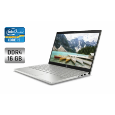 Ноутбук HP Pavilion 14-ce / 14" (1920x1080) TN / Intel Core i5-8250U (4 (8) ядра по 1.6 - 3.4 GHz) / 16 GB DDR4 / 256 GB SSD / Intel UHD Graphics 620 / WebCam б/в