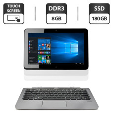 Нетбук-трансформер Б-клас HP Elite x2 1011 G1 / 11.6" (1920x1080) Touch IPS / Intel Core M-5Y71 (2 (4) ядра по 1.2 - 2.9 GHz) / 8 GB DDR3 / 180 GB SSD / Intel HD Graphics 5300 / WebCam / Два АКБ б/в