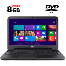 Ноутбук Б-класс Dell Inspiron 15-3537 / 15.6" TN / Intel Celeron 2955U (2 ядра по 1.4GHz) / 8GB DDR3 / 320GB HDD / HD Graphics / WebCam / DVD-RW / HDMI / АКБ не держит б/в