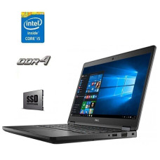 Ноутбук Dell Latitude E5480 / 14" (1920x1080) IPS / Intel Core i5-6200U (2 (4) ядра по 2.3 - 2.8 GHz) / 8 GB DDR4 / 480 GB SSD / Intel HD Graphics 520 / 3G б/в