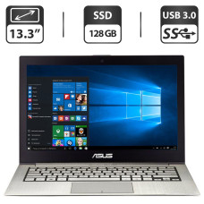 Ультрабук Asus ZenBook UX31E / 13.3'' TN / Intel Core i7-2677M (2(4) ядра по 1.8-2.9 GHz) / 4GB DDR3 / 128GB SSD / HD Graphics 3000 / WebCam / Mini HDMI б/в