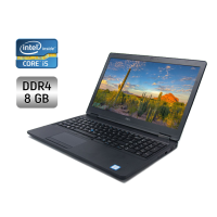 Ноутбук Dell Latitude 5580 / 15.6" (1920x1080) IPS / Intel Core i5-7200U (2 (4) ядра по 2.5 - 3.1 GHz) / 8 GB DDR4 / 240 GB SSD / Intel HD Graphics 620 / WebCam / Windows 10 б/в