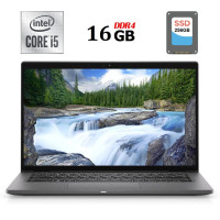 Ультрабук Б-клас Dell Latitude 7410 / 14" (1920x1080) IPS / Intel Core i5-10310U (4 (8) ядра по 1.7 - 4.4 GHz) / 16 GB DDR4 / 256 GB SSD / Intel UHD Graphics / WebCam / USB 3.2 / HDMI / Windows 10 б/в