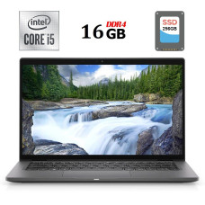Ультрабук Б-клас Dell Latitude 7410 / 14" (1920x1080) IPS / Intel Core i5-10310U (4 (8) ядра по 1.7 - 4.4 GHz) / 16 GB DDR4 / 256 GB SSD / Intel UHD Graphics / WebCam / USB 3.2 / HDMI / Windows 10 б/в
