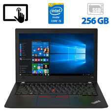 Нетбук Б-клас Lenovo ThinkPad / 12.5" IPS Touch / Core i5-8350U (4(8) ядра по 1.7-3.6 GHz) / 8GB DDR4 / 256GB SSD / UHD Graphics 620 / WebCam / HDMI б/в