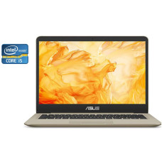 Ультрабук Б-клас Asus Vivobook S14 / 14" (1920x1080) IPS / Intel Core i5-8265U (4 (8) ядра по 1.6 - 3.9 GHz) / 8 GB DDR4 / 256 GB SSD / Intel UHD Graphics / WebCam / Win 11 Pro б/в