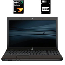 Ноутбук Б-клас HP ProBook 4515s / 15.6" (1366x768) TN / AMD Turion II M500 (2 ядра по 2.2 GHz) / 4 GB DDR2 / 120 GB SSD / AMD Radeon HD 4200 / WebCam / DVD-RW / HDMI / АКБ не тримає б/в