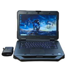 Захищений ноутбук Dell Latitude 5414 Rugged / 14" (1366x768) TN / Intel Core i5-6300U (2 (4) ядра по 2.4 - 3.0 GHz) / 8 GB DDR4 / 256 GB SSD / Intel HD Graphics 520 / WebCam б/в