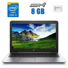 Ноутбук HP EliteBook 850 G3 / 15.6" (1920x1080) TN Touch / Intel Core i5-6200U (2 (4) ядра по 2.3 - 2.8 GHz) / 8 GB DDR4 / 480 GB SSD / Intel HD Graphics 520 / WebCam б/в