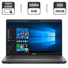 Ультрабук Dell Latitude 5400 / 14" (1920x1080) IPS Touch / Intel Core i5-8365U (4 (8) ядра по 1.6 - 4.1 GHz) / 8 GB DDR4 / 256 GB SSD / Intel UHD Graphics 620 / WebCam / Посилена АКБ б/в