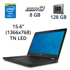 Ноутбук Dell Latitude E5550 15.6"/Core i7-5600U 2(4) ядра 2.6-3.2GHz/8GB DDR3/128GB SSD /GeForce 840M 2GB DDR3