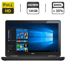 Ноутбук Dell Latitude E5540 / 15.6" IPS / Core i5-4200U (2(4) ядра по 1.6-2.6 GHz) / 8GB DDR3 / 120GB SSD NEW / HD Graphics 4400 / DVD-ROM / VGA б/в