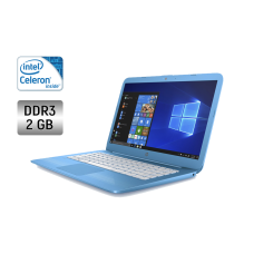 Ноутбук HP Stream / 14" (1366x768) TN / Intel Celeron Processor N2840 (2 ядра по 2.16 - 2.58 GHz) / 2 GB DDR3 / 32 GB SSD / Intel HD Graphics / WebCam б/в