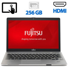 Ультрабук Б-клас Fujitsu LifeBook / 13.3" IPS Touch / Core i5-6300U (2(4) ядра по 2.4-3 GHz) / 8GB DDR4 / 256GB SSD / HD Graphics 520 / WebCam / HDMI б/в