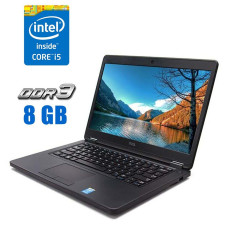 Ноутбук Dell Latitude E5450 / 14" TN / Intel Core i5-5200U (2(4) ядра по 2.2-2.7 GHz) / 8GB DDR3 / 480GB SSD / HD Graphics 5500 / WebCam б/в