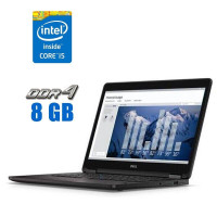Ультрабук Dell Latitude E7470 / 14" (1920x1080) IPS / Intel Core i5-6300U (2 (4) ядра по 2.4 - 3.0 GHz) / 8 GB DDR4 / 120 GB SSD / Intel HD Graphics 520 / WebCam б/в