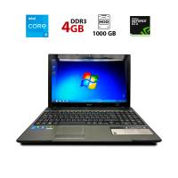 Ноутбук Acer Aspire 5741G / 15.6" (1366x768) TN / Intel Core i5-430M (2 (4) ядра по 2.26 - 2.53 GHz) / 4 GB DDR3 / 750 GB HDD / nVidia GeForce GT320M, 1 GB DDR3, 64-bit / WebCam б/в