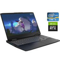 Ігровий ноутбук Lenovo IdeaPad Gaming 3 15IAH7 / 15.6" IPS / Core i5-12500H (12(16) ядер по 3.3-4.5 GHz) / 16GB DDR4 / 512GB SSD / GeForce RTX 3050, 4GB GDDR6, 128-bit / WebCam / Win 11 б/в
