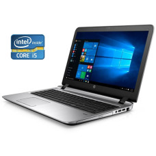 Ноутбук Б-клас HP ProBook 450 G3 / 15.6" (1920x1080) TN / Intel Core i5-6200U (2 (4) ядра по 2.3 - 2.8 GHz) / 8 GB DDR4 / 500 GB HDD / Intel HD Graphics 520 / WebCam / DVD-ROM б/в