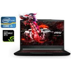 Ігровий ноутбук MSI GF63 Thin 10SCXR / 15.6" IPS / Intel Core i5-10300H (4(8) ядра по 2.5-4.5 GHz) / 8GB DDR4 / 240GB SSD / GeForce GTX 1650 Max-Q, 4GB GDDR6, 128-bit / WebCam б/в