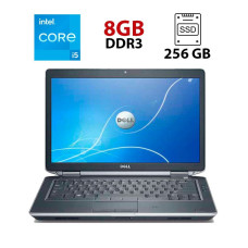 Ноутбук Dell Latitude E6430 / 14" (1366x768) TN / Intel Core i5-3340M (2 (4) ядра по 2.7 - 3.4 GHz) / 8 GB DDR3 / 256 GB SSD / Intel HD Graphics 4000 / WebCam б/в
