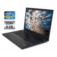 Ноутбук Lenovo ThinkPad E15 / 15.6" (1920x1080) IPS / Intel Core i5-10210U (4 (8) ядра по 1.6 - 4.2 GHz) / 8 GB DDR4 / 240 GB SSD / Intel UHD Graphics / WebCam б/в