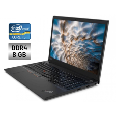 Ноутбук Lenovo ThinkPad E15 / 15.6" (1920x1080) IPS / Intel Core i5-10210U (4 (8) ядра по 1.6 - 4.2 GHz) / 8 GB DDR4 / 240 GB SSD / Intel UHD Graphics / WebCam б/в