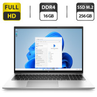Ноутбук HP EliteBook 860 G9 / 16" (1920x1200) IPS / Intel Core i5-1250P (12 (16) ядер по 3.3 - 4.4 GHz) / 16 GB DDR4 / 256 GB SSD M.2 / Intel Iris Xe Graphics / WebCam / HDMI б/в
