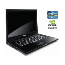 Мобільна робоча станція Dell Precision M4500 / 15.6" (1920x1080) TN / Intel Core i5-540M (2 (4) ядра по 2.53 - 3.07 GHz) / 4 GB DDR3 / 500 GB HDD / nVidia Quadro FX 880M, 1 GB GDDR3, 128-bit / DVD-RW б/в