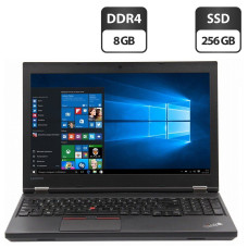 Ноутбук Lenovo ThinkPad L570 / 15.6" (1366x768) TN / Intel Core i3-7100U (2 (4) ядра по 2.4 GHz) / 8 GB DDR4 / 256 GB SSD / Intel HD Graphics 520 / WebCam б/в