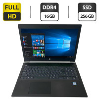 Ноутбук Б-клас HP ProBook 450 G5 / 15.6" (1920x1080) IPS / Intel Core i5-7200U (2 (4) ядра по 2.5 - 3.1 GHz) / 16 GB DDR4 / 256 GB SSD / Intel UHD Graphics 620 / WebCam б/в