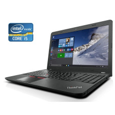 Ноутбук Б-класс Lenovo ThinkPad E560 / 15.6" TN / Core i5-6200U (2(4) ядра по 2.3-2.8 GHz) / 16GB DDR3 / 512GB SSD / HD Graphics 520 / WebCam / DVD-ROM / Win 10 Pro б/в