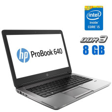 Ноутбук HP ProBook 640 G1 / 14" TN / Intel Core i5-4210M (2(4) ядра по 2.6-3.2 GHz) / 8GB DDR3 / 120GB SSD /HD Graphics 4600 б/в