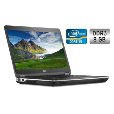 Ноутбук Dell Latitude E6440 / 14" (1366x768) TN / Intel Core i5-4310M (2 (4) ядра по 2.7 - 3.4 GHz) / 8 GB DDR3 / 256 GB SSD / Intel HD Graphics 4600 / WebCam / Windows 10 б/в