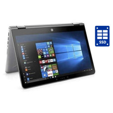 Ноутбук-трансформер HP Pavilion x360 / 14" (1366x768) TN / Intel Core i3-6100U (2 (4) ядра по 2.3 GHz) / 8 GB DDR4 / 240 GB SSD / Intel HD Graphics 520 / WebCam / Win 10 Pro б/в