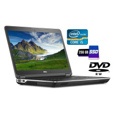 Ноутбук Dell Latitude E6440 / 14" (1920x1080) IPS / Intel Core i5-4310M (2 (4) ядра по 2.7 - 3.4 GHz) / 8 GB DDR3 / 256 GB SSD / Intel HD Graphics 4600 / WebCam / Windows 10 б/в