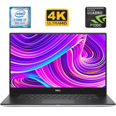 Мобільна робоча станція Dell Precision 5530 / 15.6" (3840x2160) IGZO Touch / Intel Core i7-8850H (6 (12) ядер по 2.6 - 4.3 GHz) / 16 GB DDR4 / 256 GB SSD M.2 / nVidia Quadro P1000, 4 GB GDDR5, 128-bit / WebCam / HDMI / Windows 10 б/в