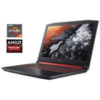 Ігровий ноутбук Acer Nitro 5 AN515-42 / 15.6" (1920x1080) IPS / AMD Ryzen 5 2500U (4 (8) ядра по 2.0 - 3.6 GHz) / 8 GB DDR4 / 256 GB SSD M.2 + 1000 GB HDD / AMD Radeon RX 560X, 4 GB GDDR5, 128-bit / WebCam б/в